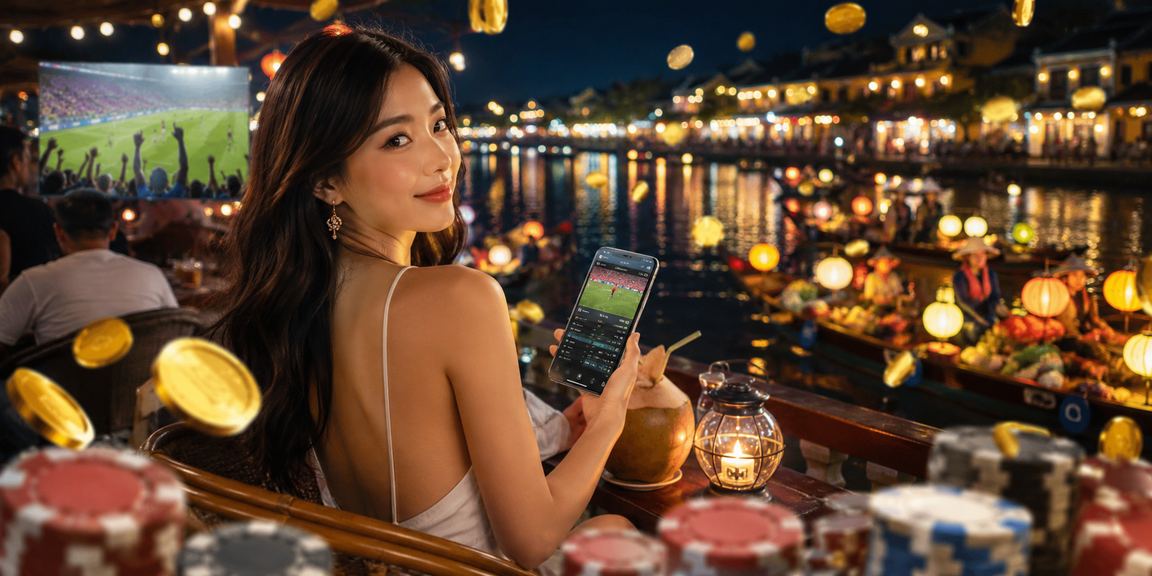 Người dùng tìm hiểu FAQ và cá cược trực tuyến bên tách cà phê tại Hội An